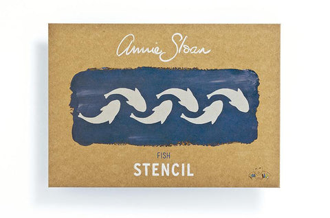 A4 Fish Stencil Annie Sloan Stencils Gaysha Paint & Pattern 