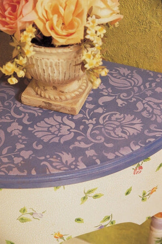 Allover Brocade Furniture Stencil Royal Design Studio Stencils Gaysha Paint & Pattern 