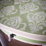 Anika Ikat Damask Furniture Stencil Royal Design Studio Stencils Gaysha Paint & Pattern 