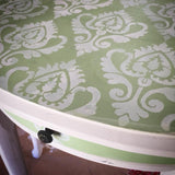 Anika Ikat Damask Furniture Stencil Royal Design Studio Stencils Gaysha Paint & Pattern 