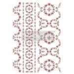 Annie Sloan Flower Garland Decor Transfers® Redesign with Prima® Gaysha Chalk Paint 