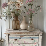 Annie Sloan Swedish Posy Decor Transfer® Redesign with Prima® Gaysha Paint & Pattern 