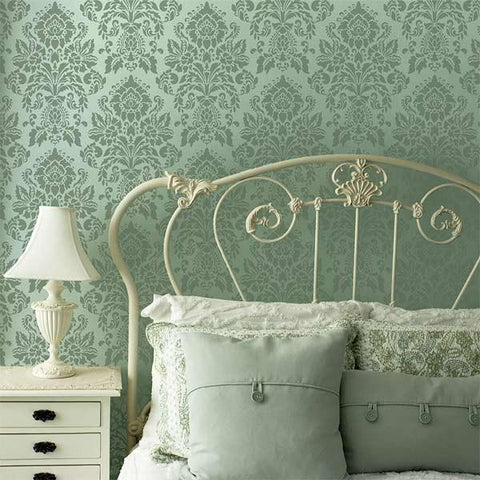 Antoinette Damask Royal Design Studio Stencils Gaysha Paint & Pattern 