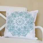Bhakti Mandala Stencil - Small 16"w x 16"h Royal Design Studio Stencils Gaysha Paint & Pattern 