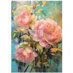 Bold Blooms Decoupage Paper Redesign with Prima® Gaysha Paint & Pattern 