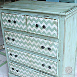 Chevron Furniture Stencil Royal Design Studio Stencils Gaysha Paint & Pattern 