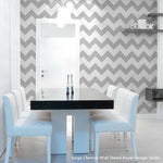 Chevron Furniture Stencil Royal Design Studio Stencils Gaysha Paint & Pattern 