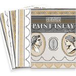 Classical Cameo Paint Inlay Annie Sloan Stencils & Decoupage Paper Gaysha Paint & Pattern 