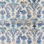 Cobalt Flourish Decoupage Paper Redesign with Prima® Gaysha Paint & Pattern 