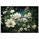 Contrast of Night and Petal Decoupage Paper Redesign with Prima® Gaysha Paint & Pattern 