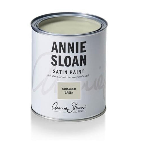 Cotswold Green Satin Paint 750ml Annie Sloan Satin Paint Gaysha Paint & Pattern 
