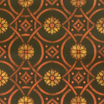 Eastern Tile Wall Stencil Royal Design Studio Stencils Gaysha Paint & Pattern 