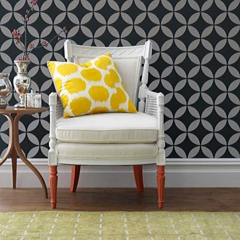 Endless Moorish Stencil Royal Design Studio Stencils Gaysha Paint & Pattern 