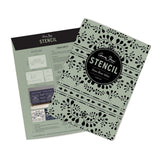 Faux Bone Inlay Stencil Annie Sloan Stencils & Decoupage Paper Gaysha Paint & Pattern 