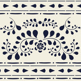 Faux Bone Inlay Stencil Annie Sloan Stencils & Decoupage Paper Gaysha Paint & Pattern 