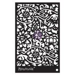 Finnabair Bindweed Wallpaper Stencil Redesign with Prima® Gaysha Paint & Pattern 