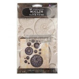 Finnabair Clock Faces Decor Mould Redesign with Prima® Gaysha Paint & Pattern 