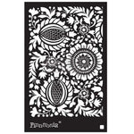 Finnabair Folk Florals Stencil Redesign with Prima® Gaysha Paint & Pattern 