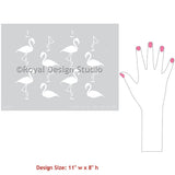 Flamingo Deco Furniture Stencil Royal Design Studio Stencils Gaysha Paint & Pattern 