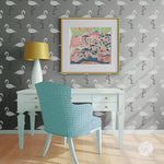 Flamingo Deco Furniture Stencil Royal Design Studio Stencils Gaysha Paint & Pattern 