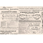Floral Text Decoupage Paper Redesign with Prima® Gaysha Paint & Pattern 