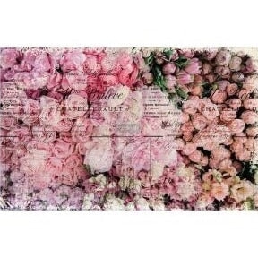 Flower Market Decoupage Paper Redesign with Prima® Gaysha Paint & Pattern 