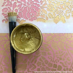 Francesca Floral Damask Furniture Stencil Royal Design Studio Stencils Gaysha Paint & Pattern 