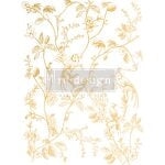 Gold Foil Kacha A Bird Song Decor Transfers® Redesign with Prima® Gaysha Chalk Paint 