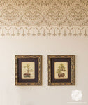 Grand Mughal Border Stencil Royal Design Studio Stencils Gaysha Paint & Pattern 