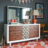 Herringbone Pattern Craft Stencil Royal Design Studio Stencils Gaysha Paint & Pattern 