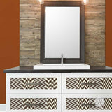 Herringbone Pattern Craft Stencil Royal Design Studio Stencils Gaysha Paint & Pattern 