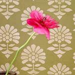 Jaipur Flower Garden Furniture Stencil Royal Design Studio Stencils Gaysha Paint & Pattern 