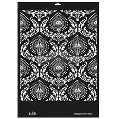 Kacha Anisa Decor Stencil Redesign with Prima® Gaysha Paint & Pattern 