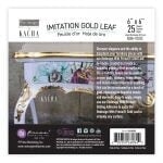 Kacha Gold Leaf 25 sheets Redesign with Prima® Gaysha Paint & Pattern 