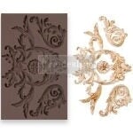 Kacha Majestic Flourish Decor Moulds® Redesign with Prima® Gaysha Paint & Pattern 