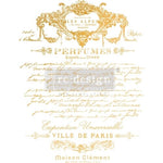Kacha Perfume Notes Decor Transfer® Redesign with Prima® Gaysha Paint & Pattern 