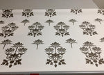 Kamal Lotus Flower Stencil Royal Design Studio Stencils Gaysha Paint & Pattern 