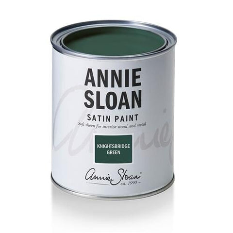 Knightsbridge Green Satin Paint 750ml Annie Sloan Satin Paint Gaysha Paint & Pattern 
