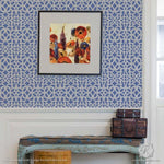 Mansion House Grille Trellis Stencil - small Royal Design Studio Stencils Gaysha Paint & Pattern 