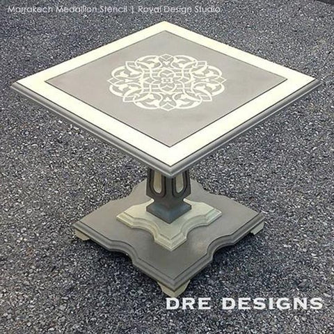 Marrakech Medallion Stencil Royal Design Studio Stencils Gaysha Paint & Pattern 