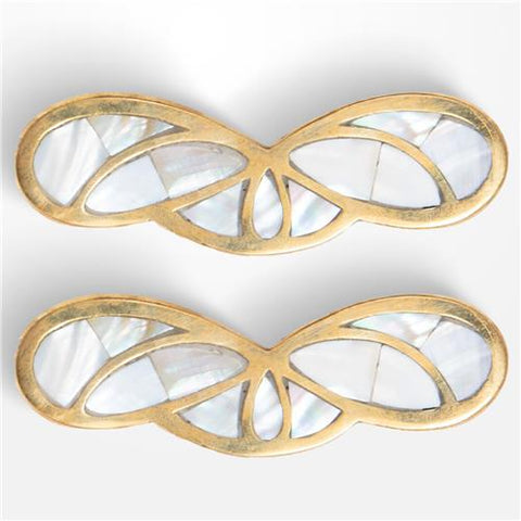 MDK112 Mother of Pearl Gaysha Knobs, Hooks & Pulls Gaysha Paint & Pattern 