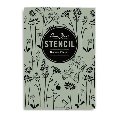 Meadow Flowers Stencil Annie Sloan Stencils & Decoupage Paper Gaysha Paint & Pattern 