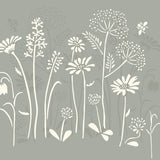 Meadow Flowers Stencil Annie Sloan Stencils & Decoupage Paper Gaysha Paint & Pattern 