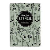 Meadow Flowers Stencil Annie Sloan Stencils & Decoupage Paper Gaysha Paint & Pattern 