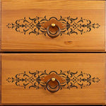Micah Classic Panel & Furniture Stencil Royal Design Studio Stencils Gaysha Paint & Pattern 