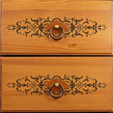 Micah Classic Panel & Furniture Stencil Royal Design Studio Stencils Gaysha Paint & Pattern 