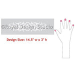 Micah Classic Panel & Furniture Stencil Royal Design Studio Stencils Gaysha Paint & Pattern 