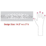 Micah Classic Panel & Furniture Stencil Royal Design Studio Stencils Gaysha Paint & Pattern 