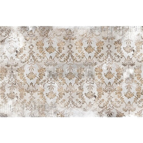 Washed Damask Decoupage Paper
