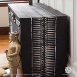 Tribal Raven + Lily Furniture Stencil